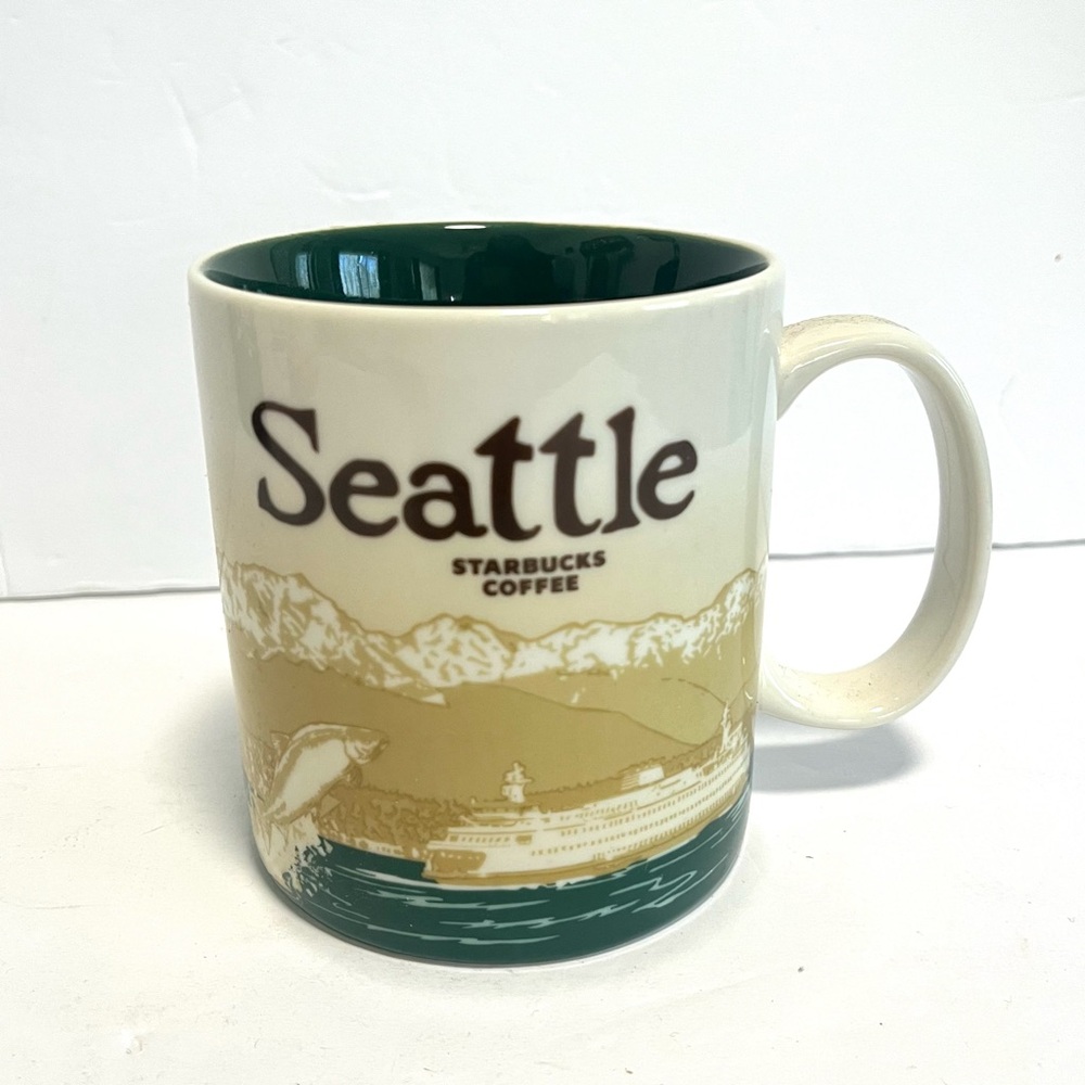 Starbucks Seattle 2012 Collector Series 16oz Ceramic Coffee Mug